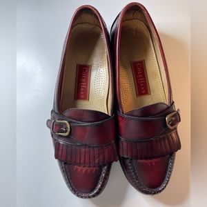 Cole Haan Mens Pinch‎ Loafer Shoes Burgundy Kiltie